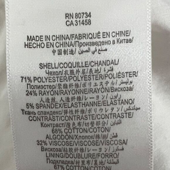 BCBGMAXAZRIA Women’s Guy White/Black Tuxedo Jacket size S - Picture 5 of 5